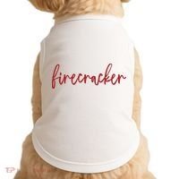 Firecracker 4th Of July Doggie Tank thumb 0
