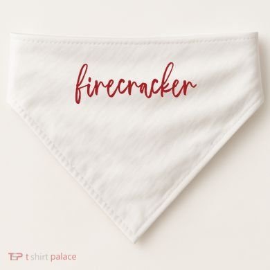 Firecracker 4th Of July USA-Made Doggie Bandana