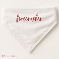 Firecracker 4th Of July USA-Made Doggie Bandana thumb 0