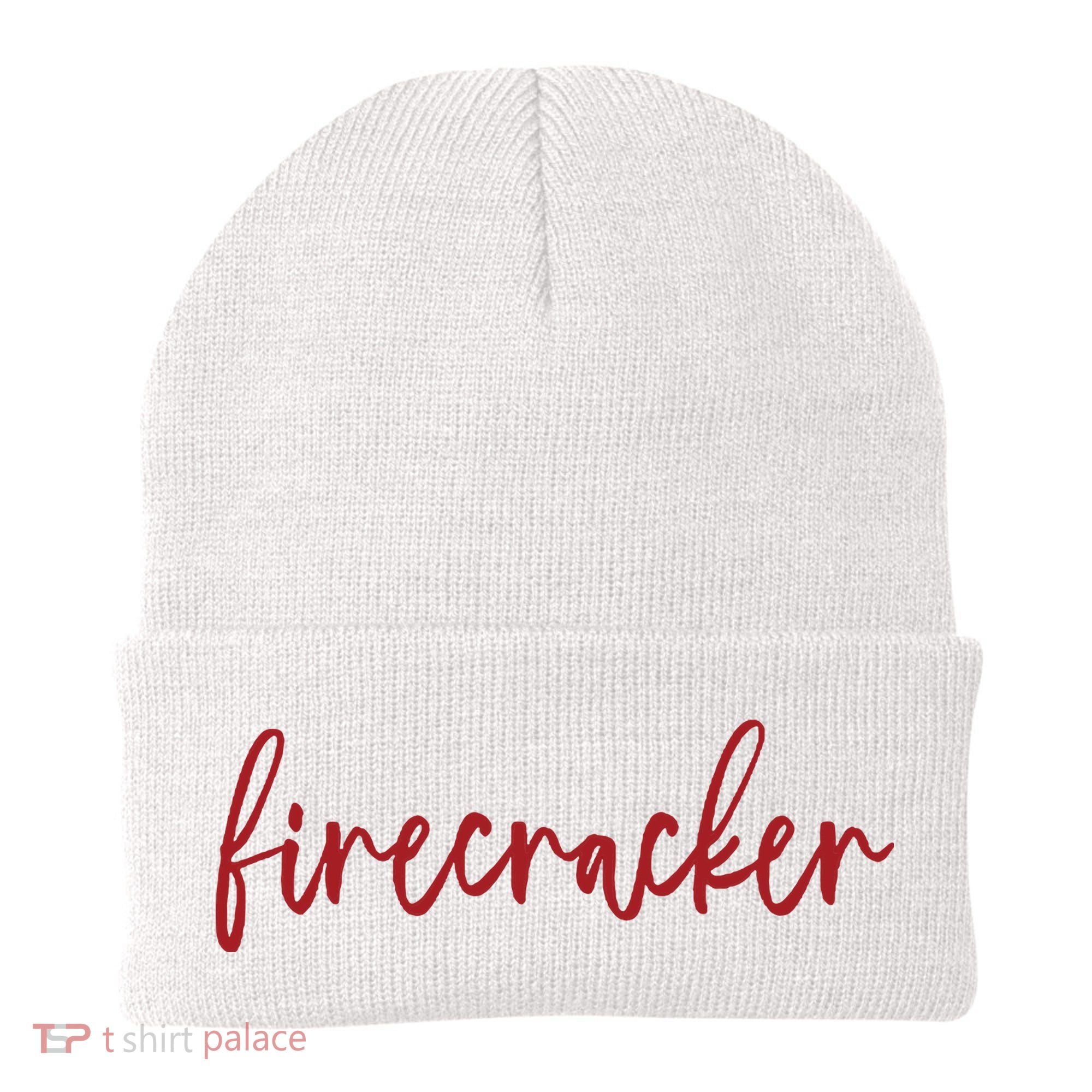 Firecracker 4th Of July Beanie