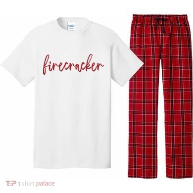 Firecracker 4th Of July Pajama Set