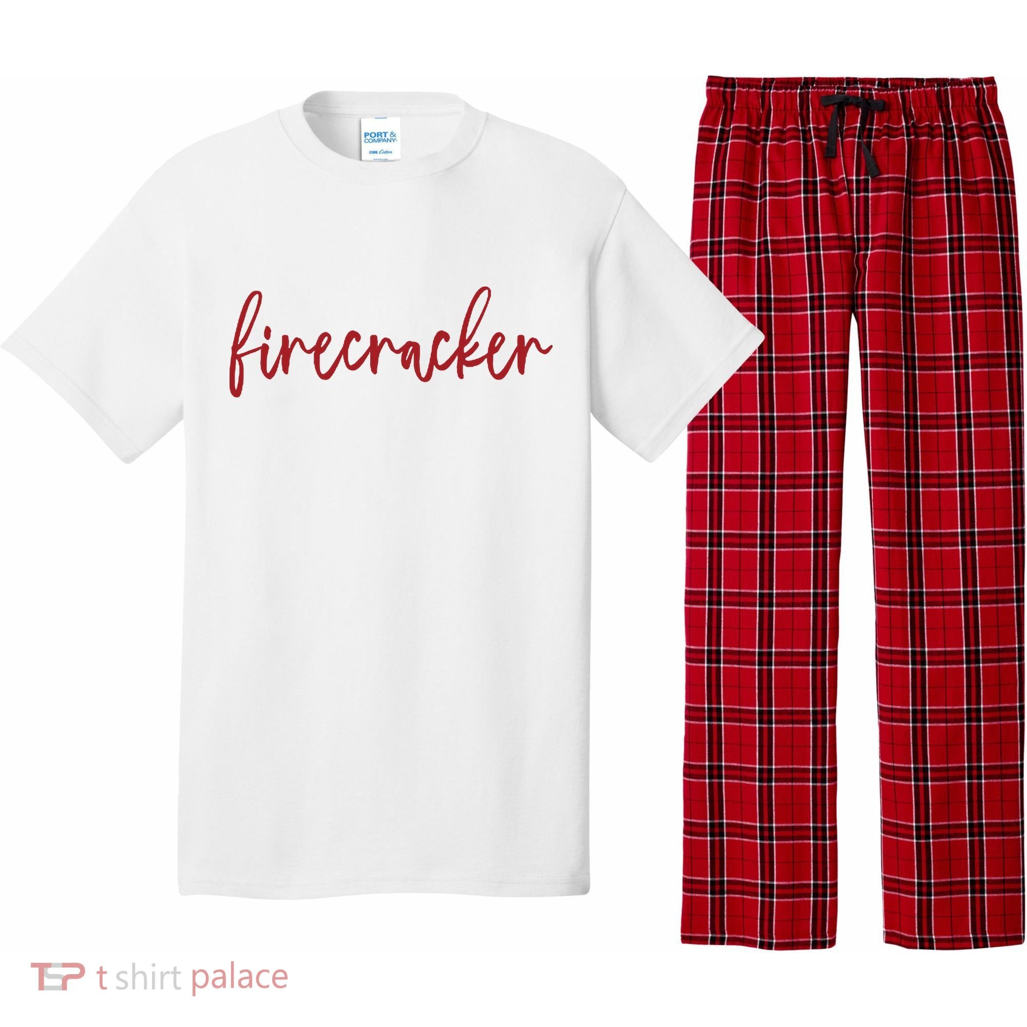 Firecracker 4th Of July Pajama Set
