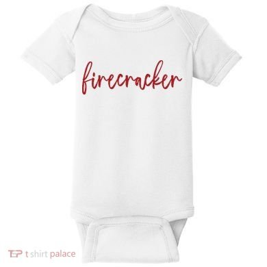 Firecracker 4th Of July Baby Bodysuit