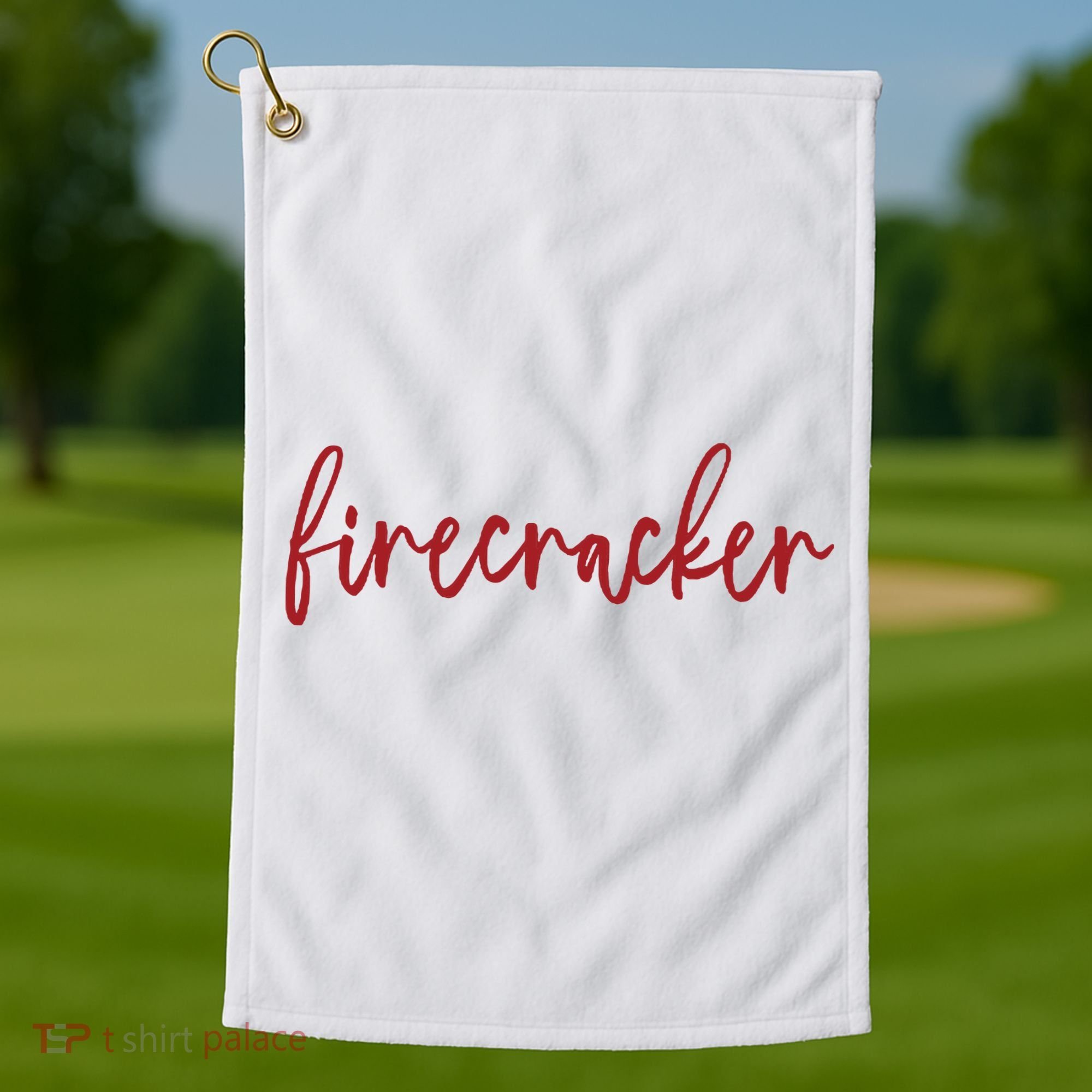 Firecracker 4th Of July Golf Towel