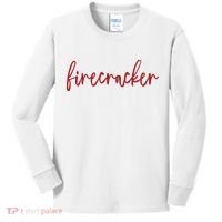 Firecracker 4th Of July Kids Long Sleeve Shirt thumb 0