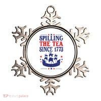 Fun 4th Of July Spilling The Tea Since 1773 Teacher Ornament thumb 0