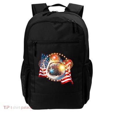 Fourth 4th Of July Fireworks Shark Backpack