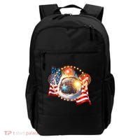 Fourth 4th Of July Fireworks Shark Backpack thumb 0