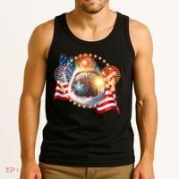 Fourth 4th Of July Fireworks Shark Tank Top thumb 3