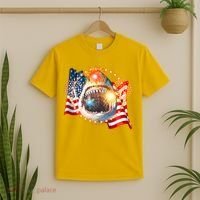Fourth 4th Of July Fireworks Shark T-Shirt thumb 2