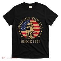 Funny 4th Of July Spilling The Tea Since 1773 Fourth Of July T-Shirt thumb 0