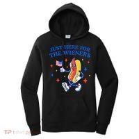 Funny 4th Of July Just Here For The Wieners Women's Hoodie thumb 0