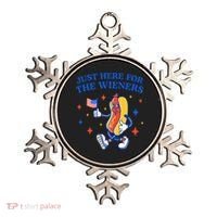 Funny 4th Of July Just Here For The Wieners Ornament thumb 0