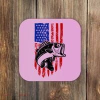 Fishing 4th Of July USA Flag Coaster thumb 0