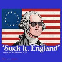 Funny 4th Of July Suck It England Patriotic 1776 USA Flag Women's Tank Top thumb 5