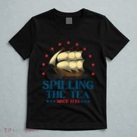 Funny 4th Of July Spilling The Tea Since 1773 Fourth Of July T-Shirt thumb 5