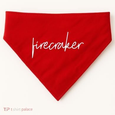 Firecracker 4th Of July USA-Made Doggie Bandana