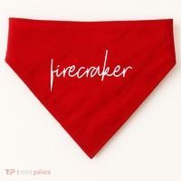 Firecracker 4th Of July USA-Made Doggie Bandana thumb 0