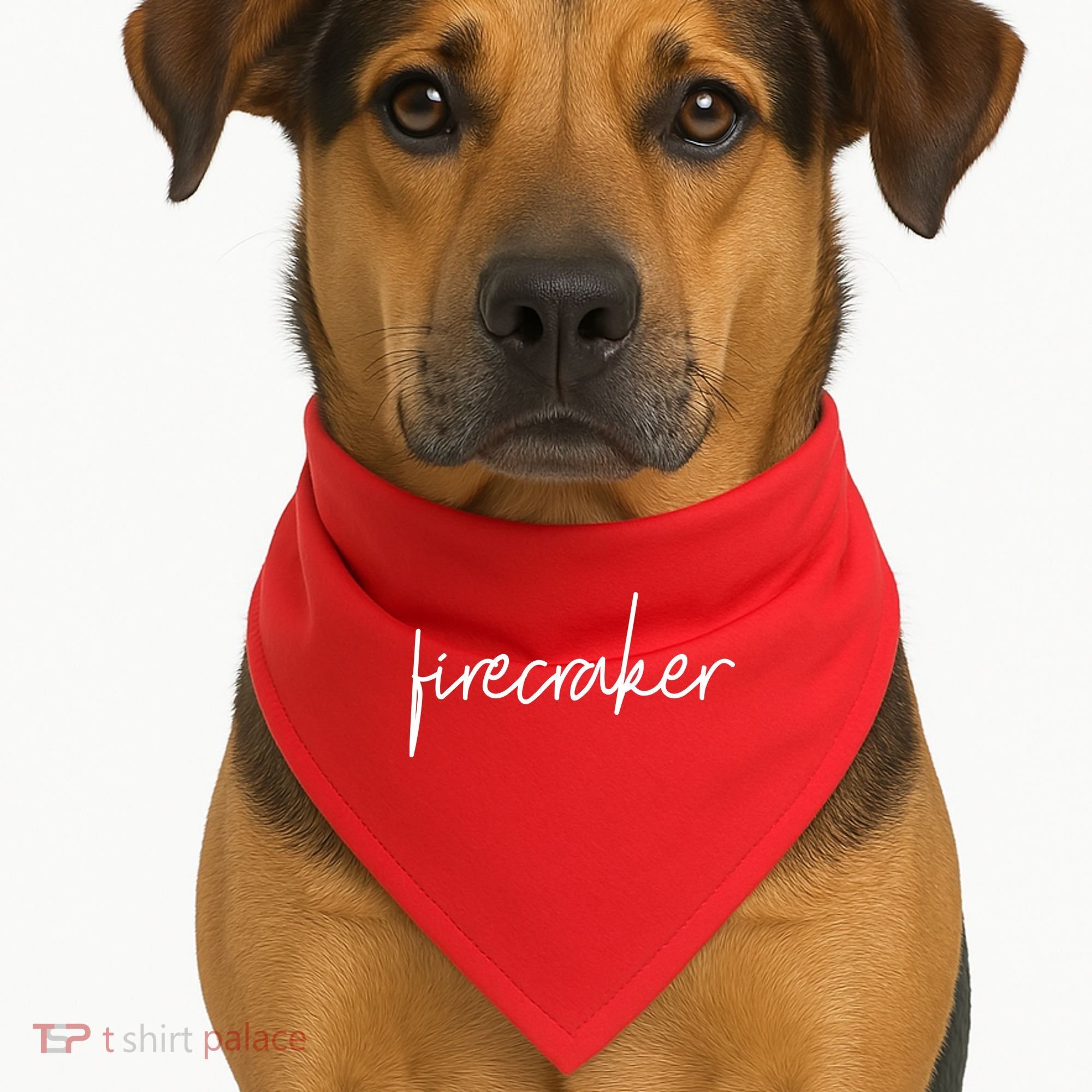 Firecracker 4th Of July USA-Made Doggie Bandana