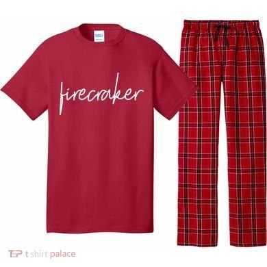 Firecracker 4th Of July Pajama Set