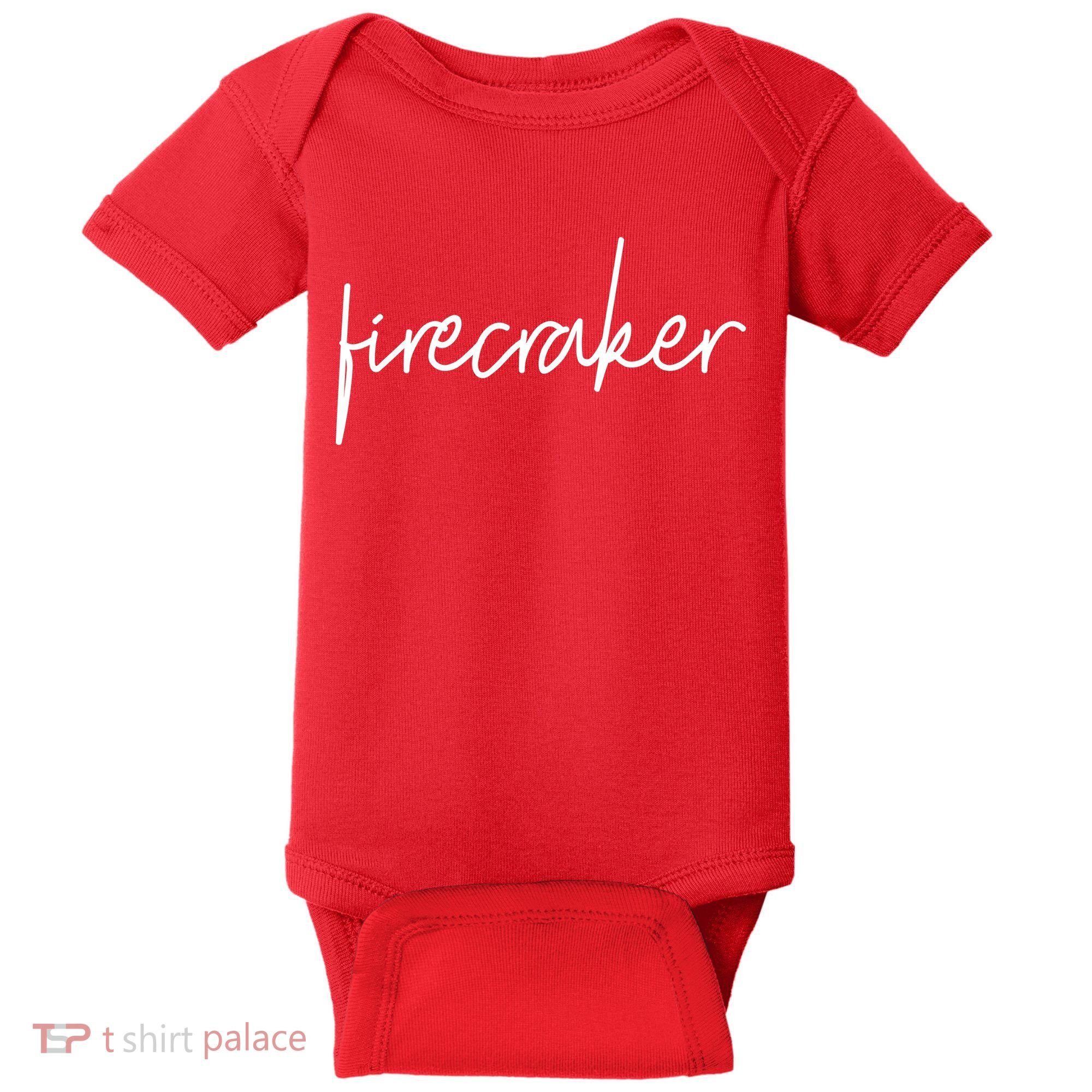 Firecracker 4th Of July Baby Bodysuit