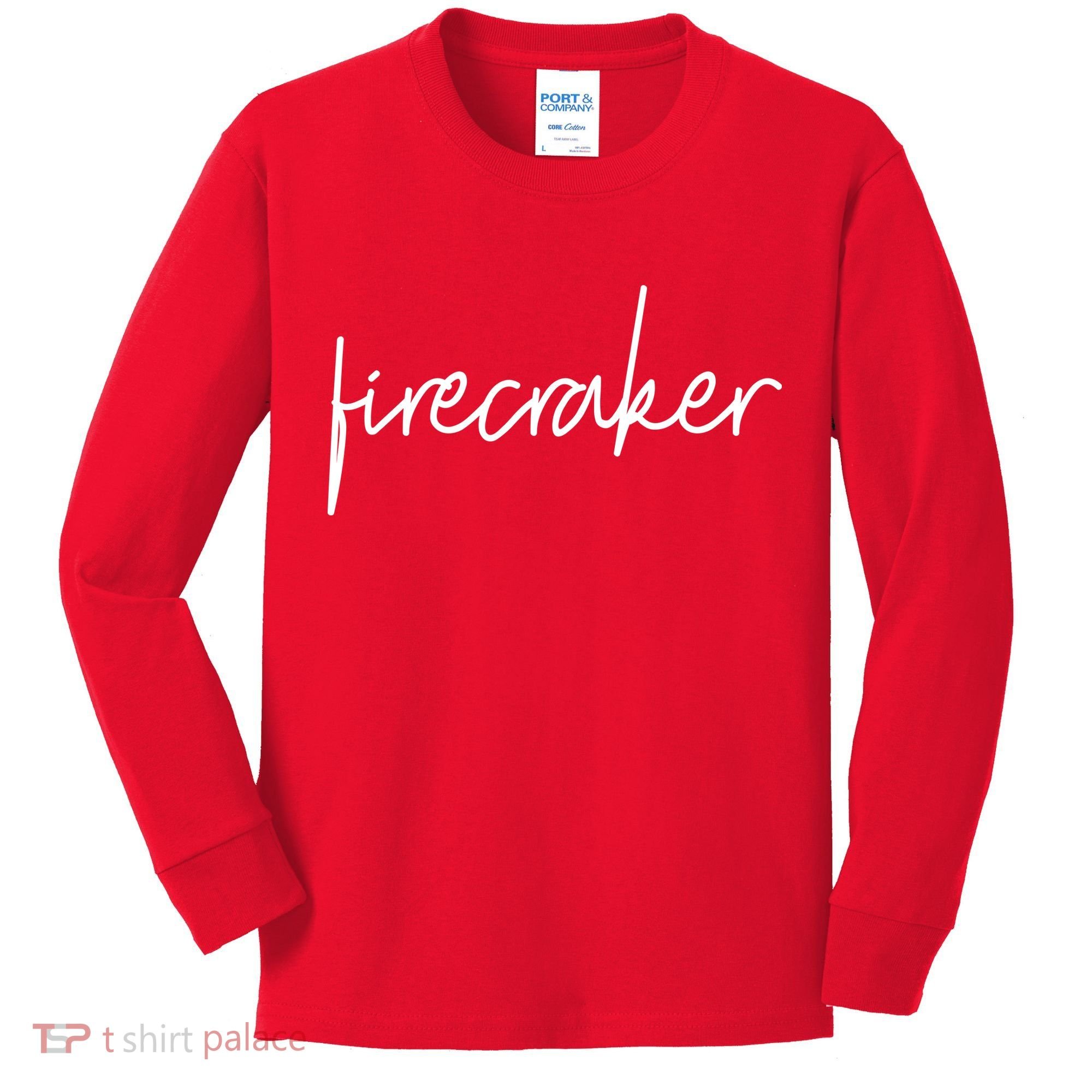 Firecracker 4th Of July Kids Long Sleeve Shirt