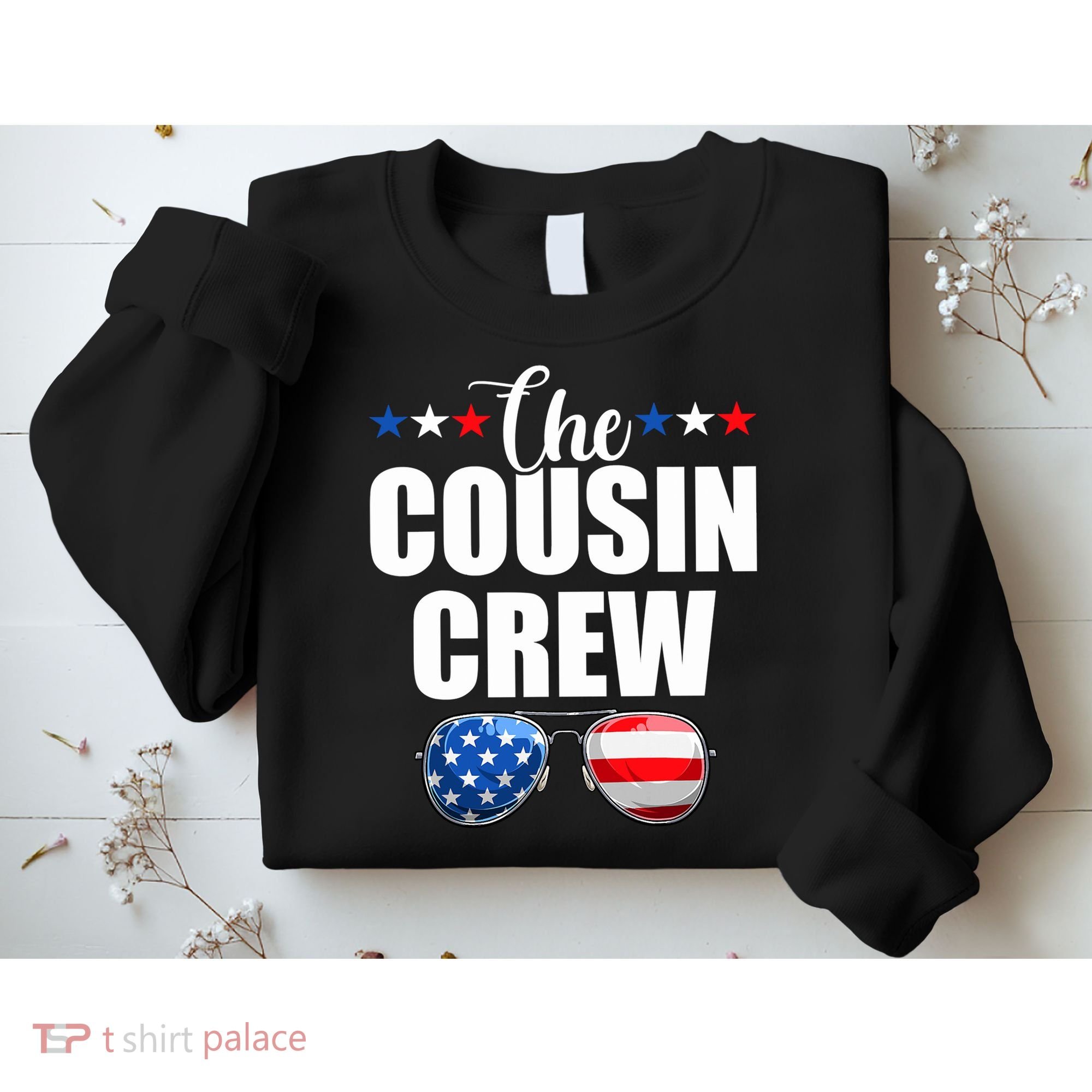 Family 4th Of July Matching Cousin Crew Sweatshirt