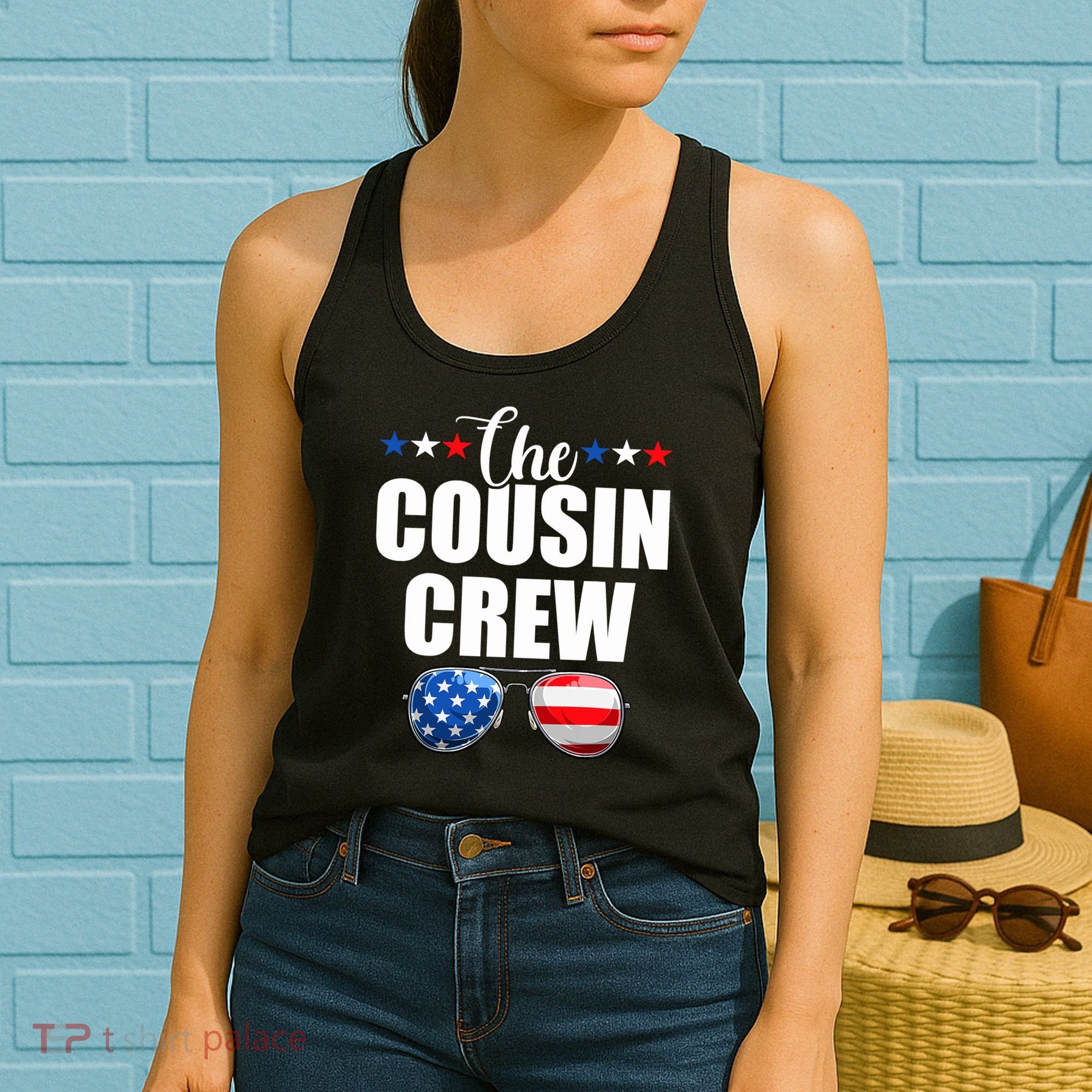 Family 4th Of July Matching Cousin Crew Women's Tank Top