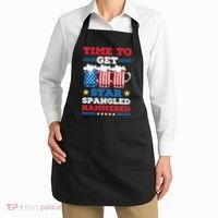 Funny 4th Of July Time To Get Star Spangled Hammered Apron thumb 2