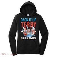 Funny 4th Of July Firework Back Up Terry Put It In Reverse Great Gift Women's Hoodie thumb 0