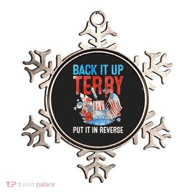 Funny 4th Of July Firework Back Up Terry Put It In Reverse Great Gift Ornament