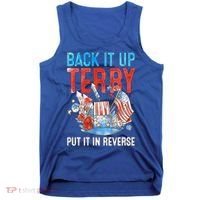 Funny 4th Of July Firework Back Up Terry Put It In Reverse Great Gift Tank Top thumb 0