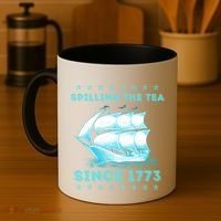 Fun 4th Of July Spilling The Tea Since 1773 History Teacher Gift Coffee Mug thumb 4