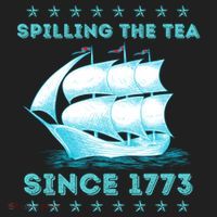 Fun 4th Of July Spilling The Tea Since 1773 History Teacher Gift Beanie thumb 2