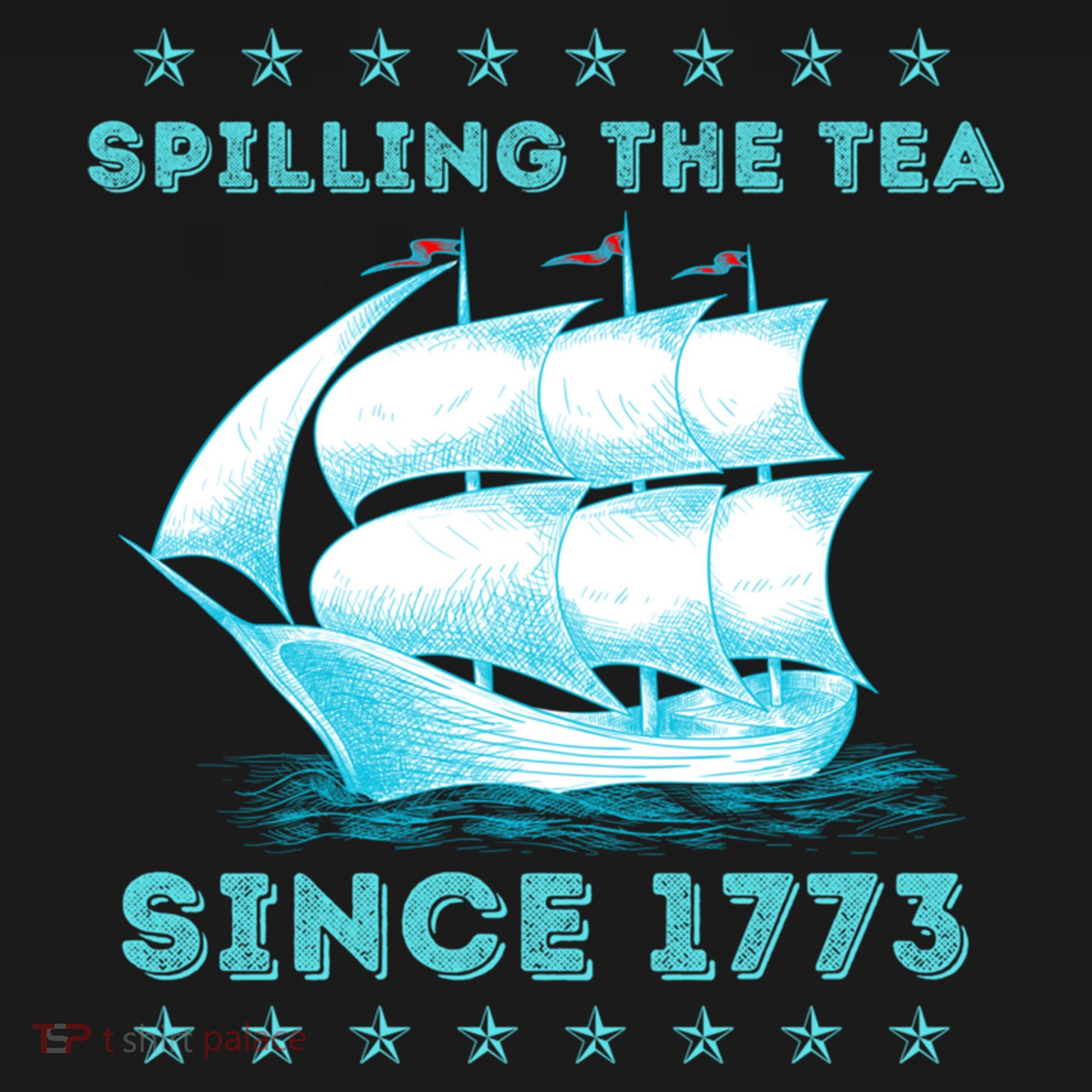 Fun 4th Of July Spilling The Tea Since 1773 History Teacher Gift Women's Hoodie