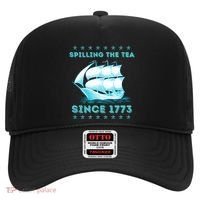 Fun 4th Of July Spilling The Tea Since 1773 History Teacher Gift Hat thumb 0