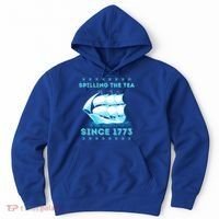 Fun 4th Of July Spilling The Tea Since 1773 History Teacher Gift Hoodie thumb 0