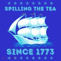 Fun 4th Of July Spilling The Tea Since 1773 History Teacher Gift Sweatshirt thumb 3