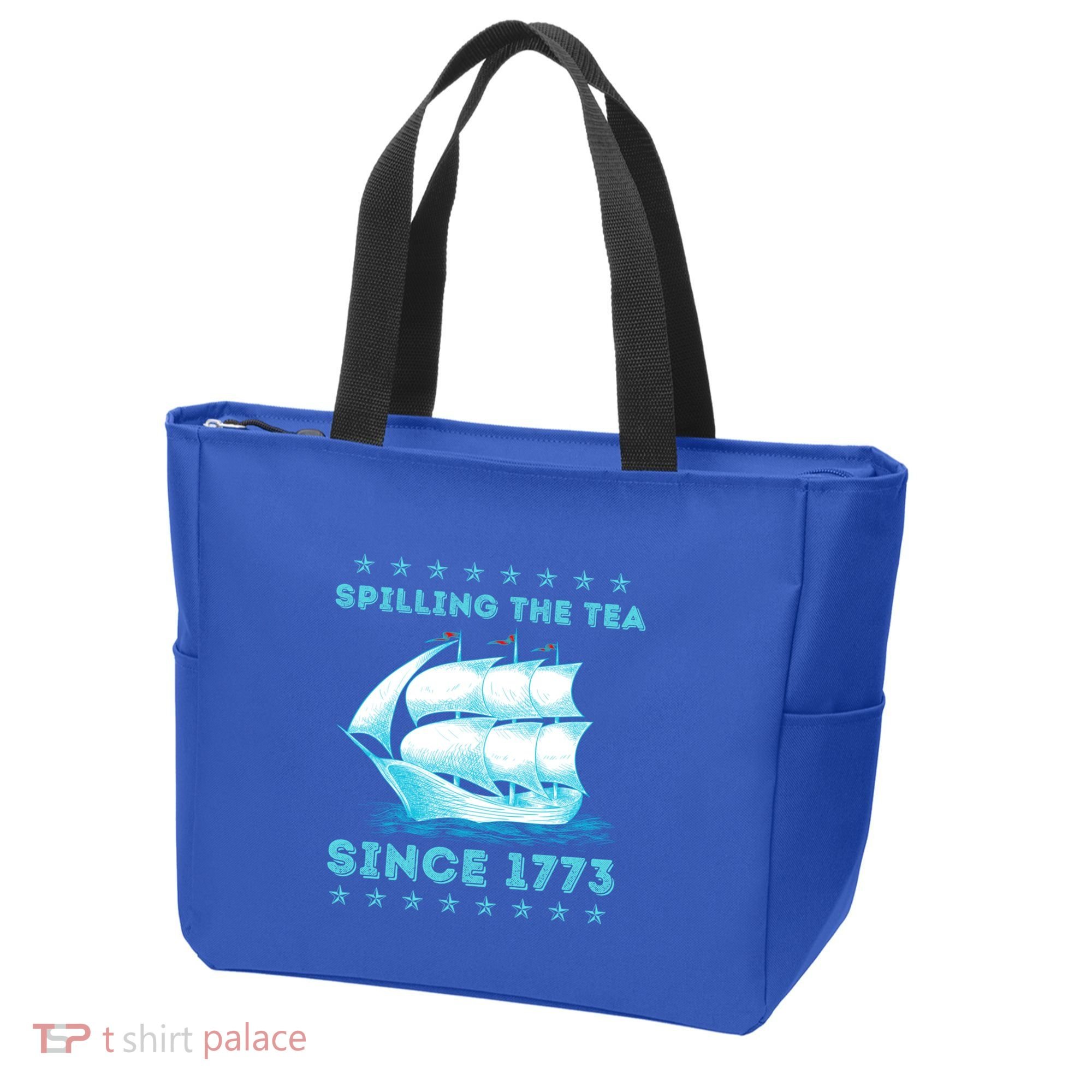 Fun 4th Of July Spilling The Tea Since 1773 History Teacher Gift Tote Bag