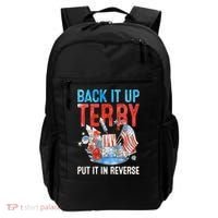 Funny 4th Of July Firework Back Up Terry Put It In Reverse Gift Backpack thumb 0