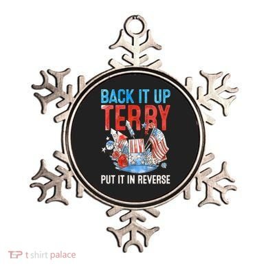 Funny 4th Of July Firework Back Up Terry Put It In Reverse Gift Ornament