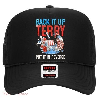 Funny 4th Of July Firework Back Up Terry Put It In Reverse Gift Hat