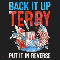 Funny 4th Of July Firework Back Up Terry Put It In Reverse Gift Hat thumb 2