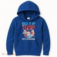 Funny 4th Of July Firework Back Up Terry Put It In Reverse Gift Kids Hoodie thumb 0