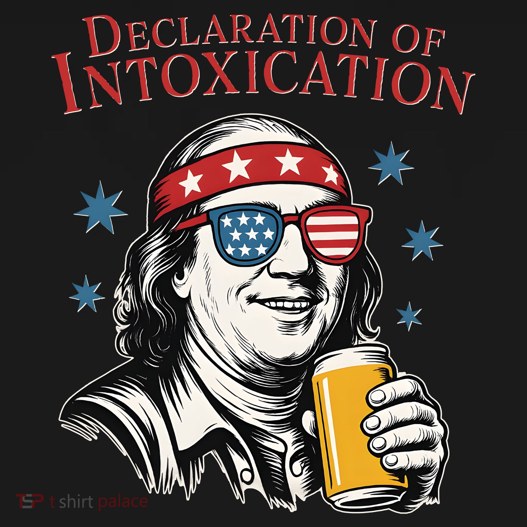 Funny 4th Of July Ben Franklin Declaration Of Intoxication Backpack