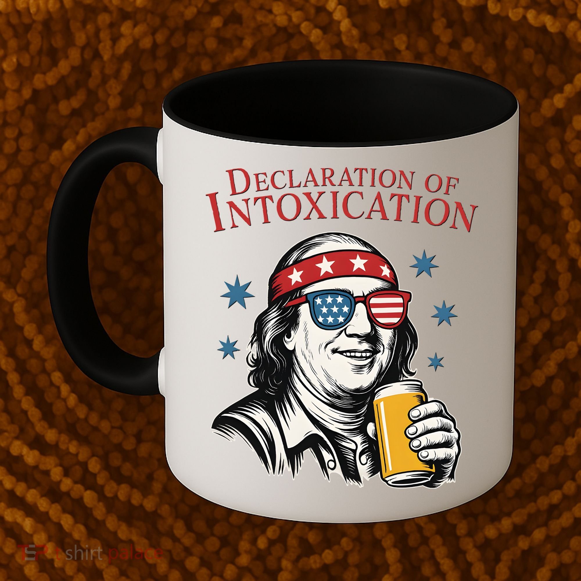 Funny 4th Of July Ben Franklin Declaration Of Intoxication Coffee Mug
