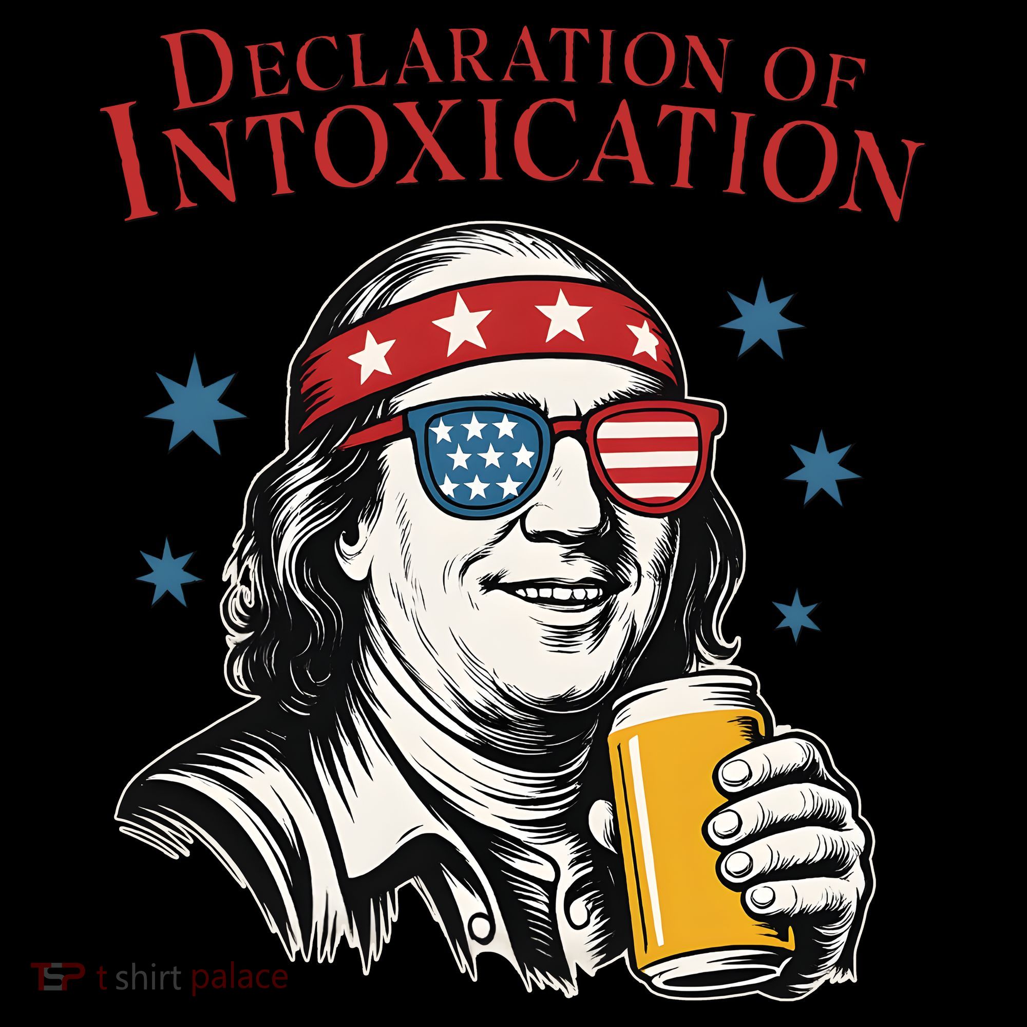 Funny 4th Of July Ben Franklin Declaration Of Intoxication Coffee Mug