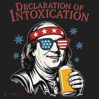 Funny 4th Of July Ben Franklin Declaration Of Intoxication Tumbler thumb 3