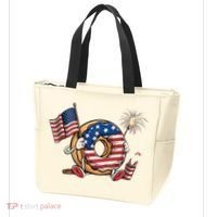 Funny 4th Of July Independence Donut Touch My Freedom Tote Bag thumb 3