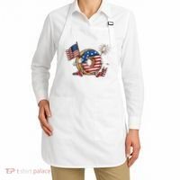 Funny 4th Of July Independence Donut Touch My Freedom Apron thumb 2